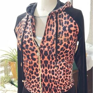 Black and brown print sport wear, Size 36, Made in Turkey